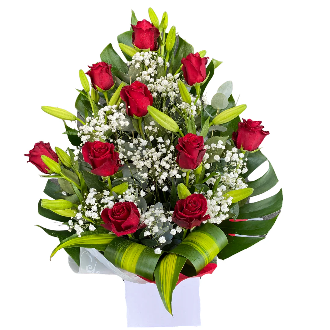 Large Box of Roses/Liliums - Image 3