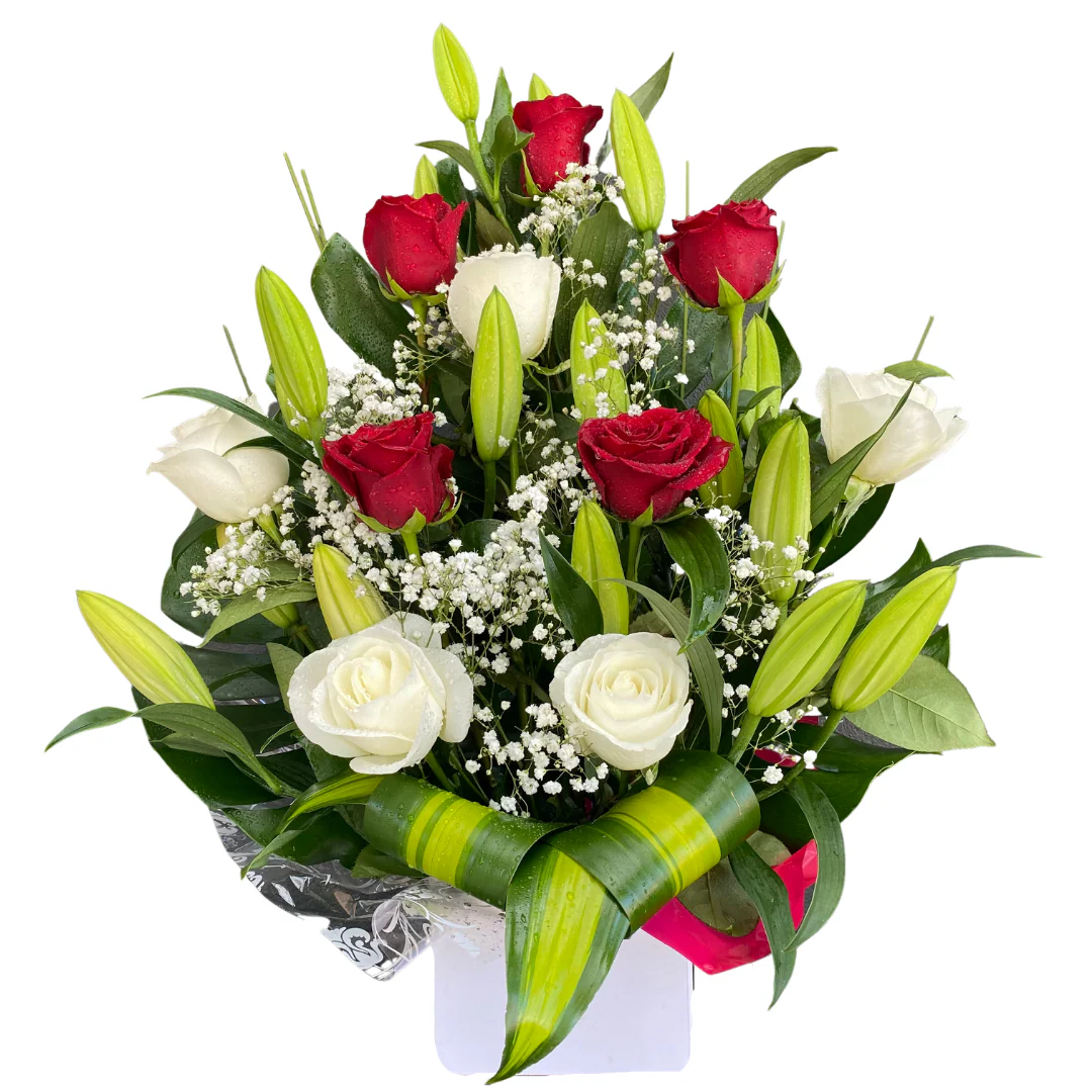 Large Box of Roses/Oriental Liliums - Image 5